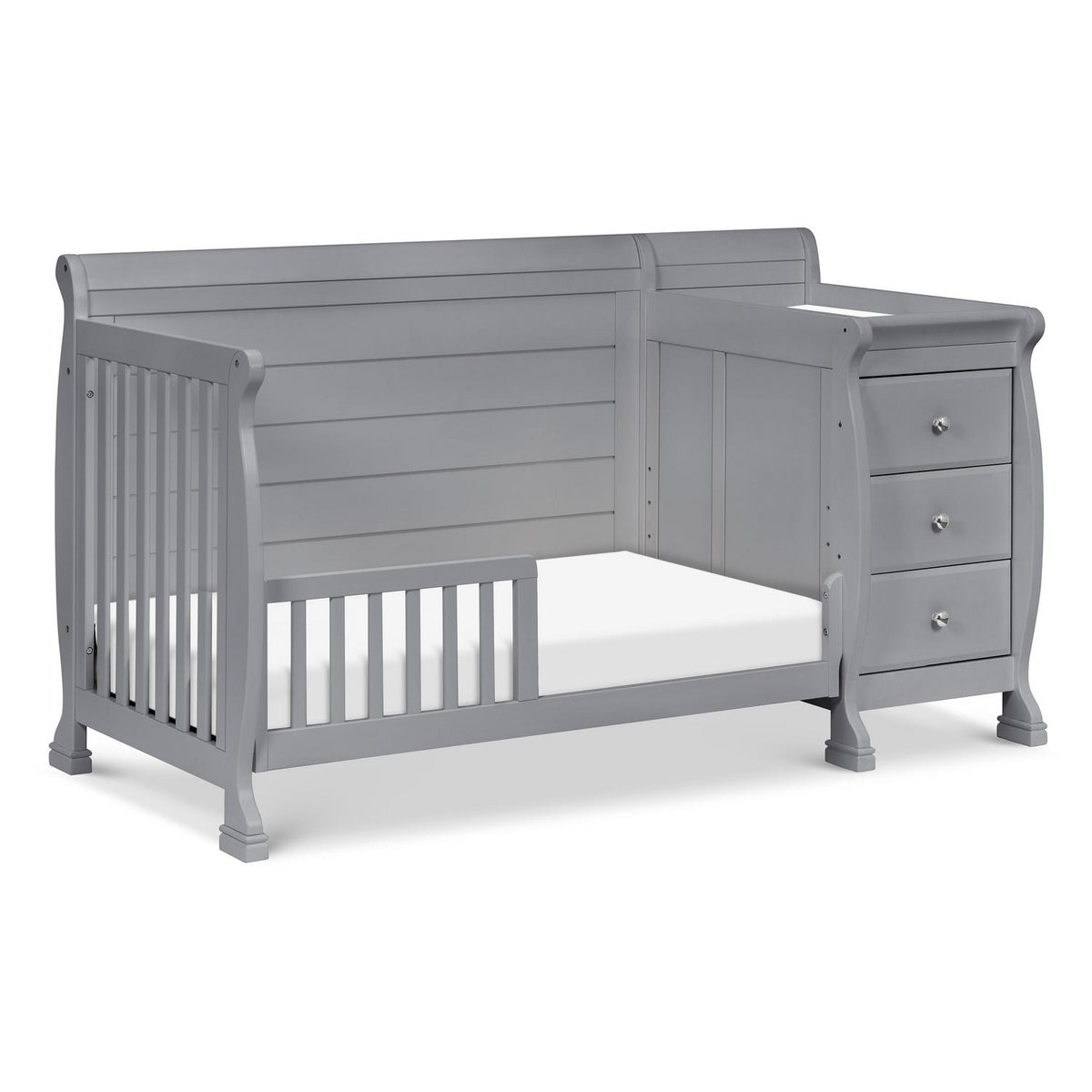 DaVinci Kalani 4-in-1 Convertible Crib &amp; Changer in Grey