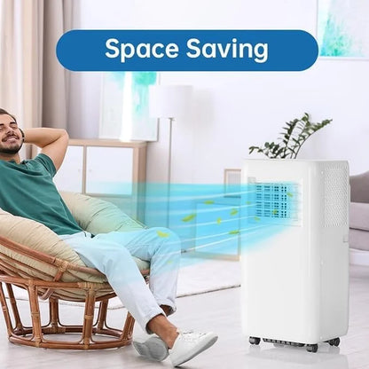10000 Btu Portable Air Conditioners, 3-in-1 AC Unit, Dehumidifier, and Fan Mode, Portable AC with 24H Timer & Remote Control for Home, Office, School